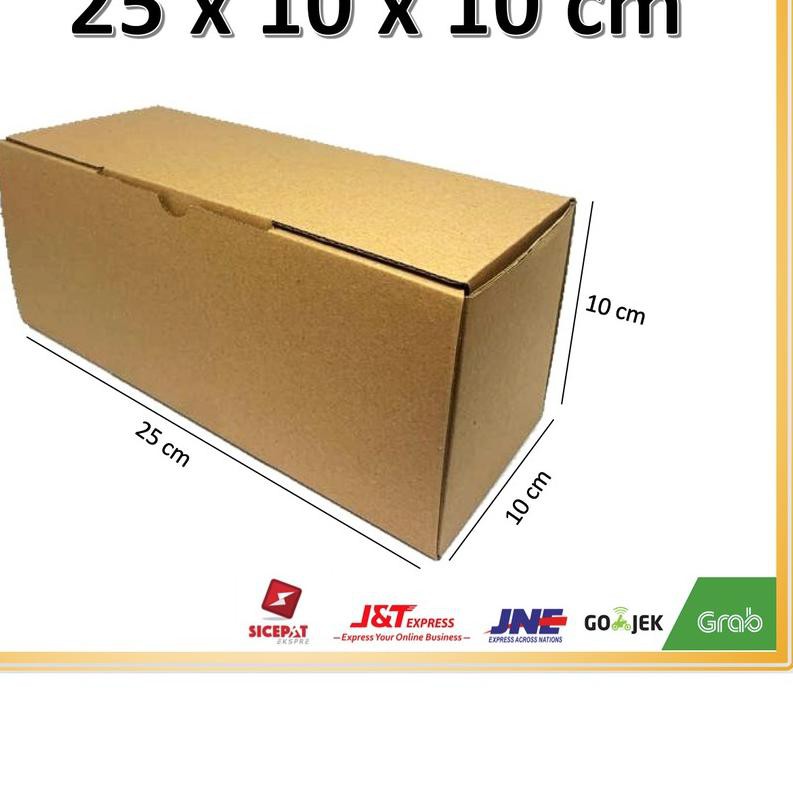 

♗ (10pcs) Kardus 25x10x10 cm...Die Cut untuk kotak Aksesoris dll, model box pizzz ♩