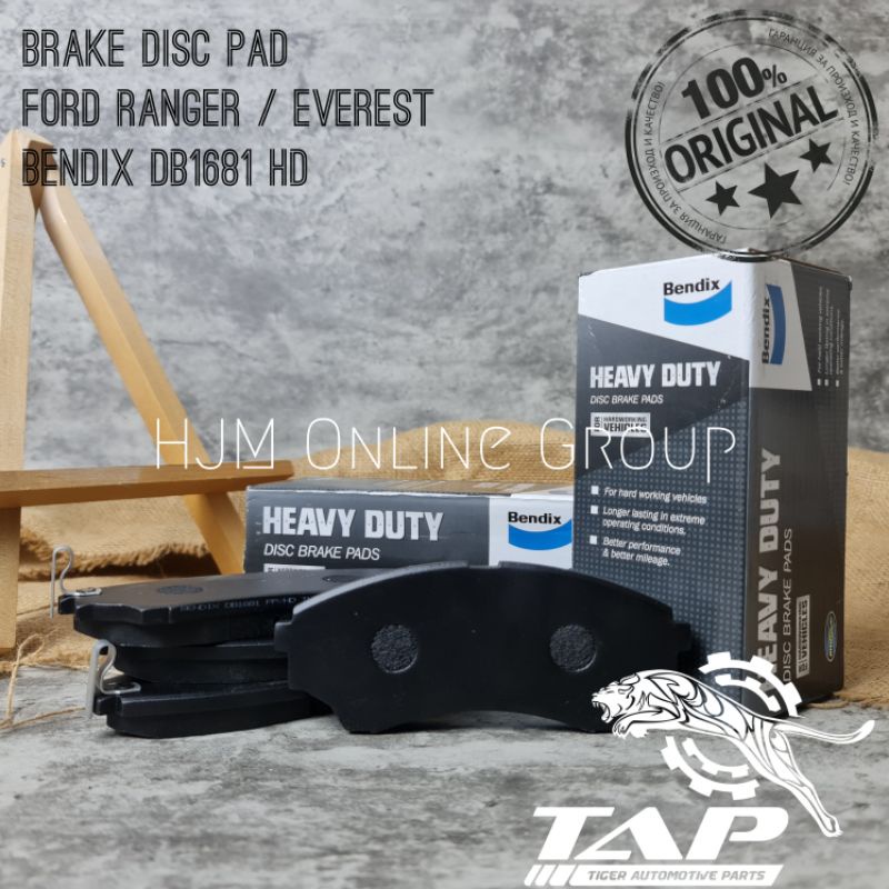 BRAKE PAD - KAMPAS REM DEPAN FORD RANGER EVEREST BENDIX DB1681