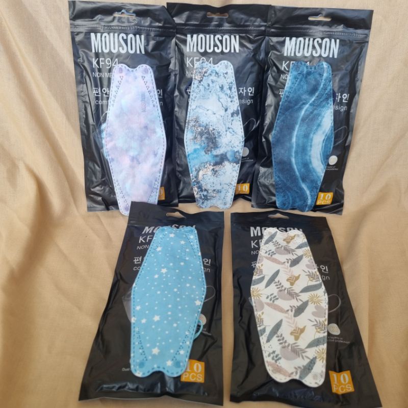 MASKER KF 94 MOUSON MOTIF/MASKER KOREA/MASKER 3D-3