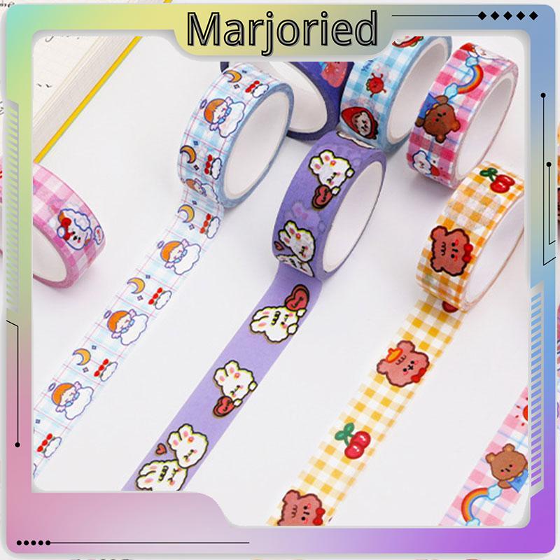 1 Pc Hewan Lucu Washi Tape Decor Masking Tape Jurnal Scrapbook Dekorasi DIY-MJD