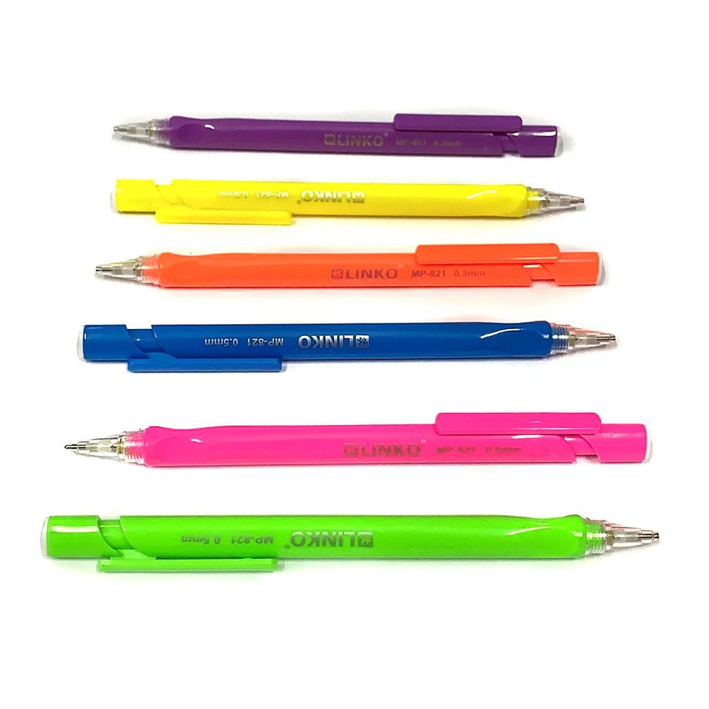 

LINKO Pensil Mekanik 0.5 mm MP821 / Mechanical Pencil [ body warna-warni ]