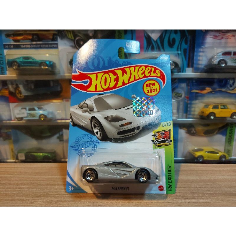 HOT WHEELS McLAREN F1 SILVER - FACTORY SEALED