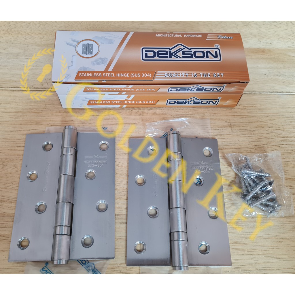 Engsel Pintu Kupu-kupu Hinge Dekkson Dekson Deluxe 4 Inch ESS DL 4X3X2MM 2BB SSS Stainless Steel 304