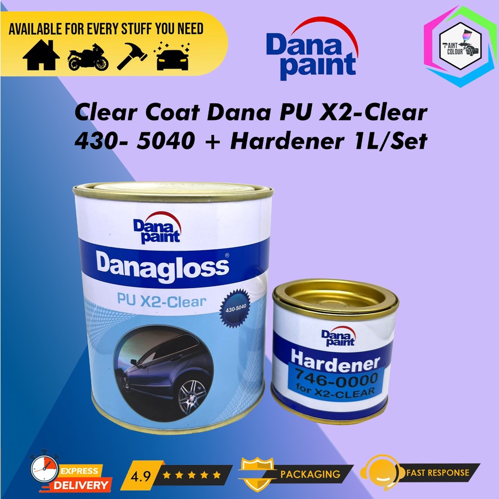 Clear Coat Dana PU X2 430-5040 1 liter /Pernis/Clearcoat/Coat