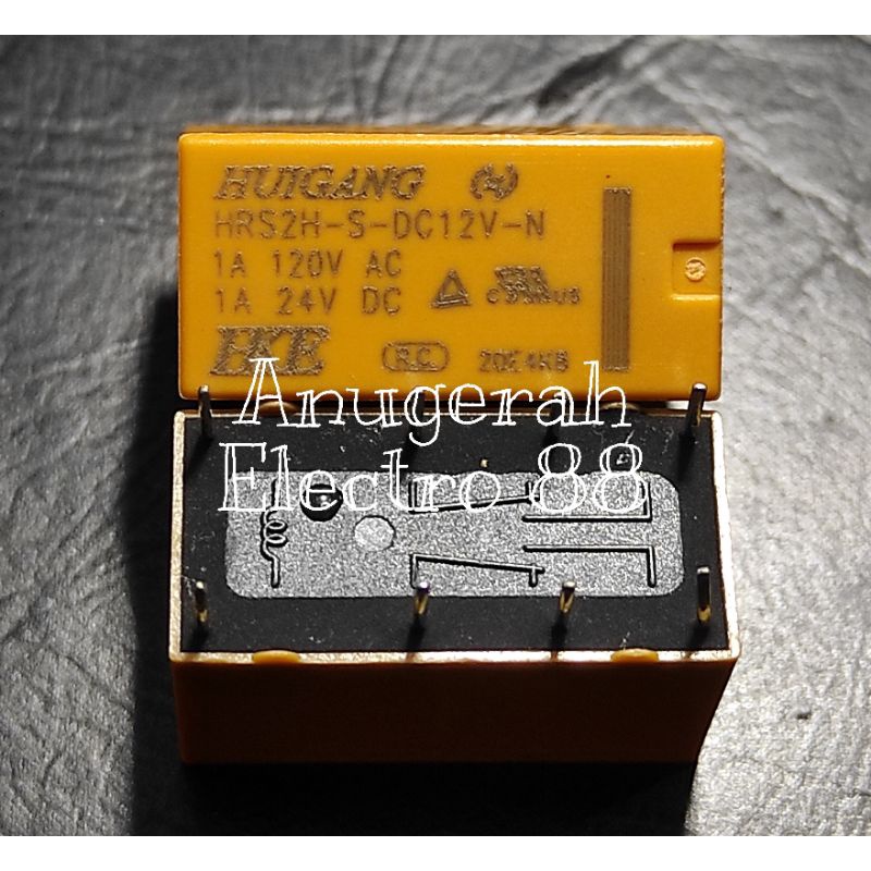 Relay HKE 8pin 8p 12Volt 1A 4078 ORIGINAL