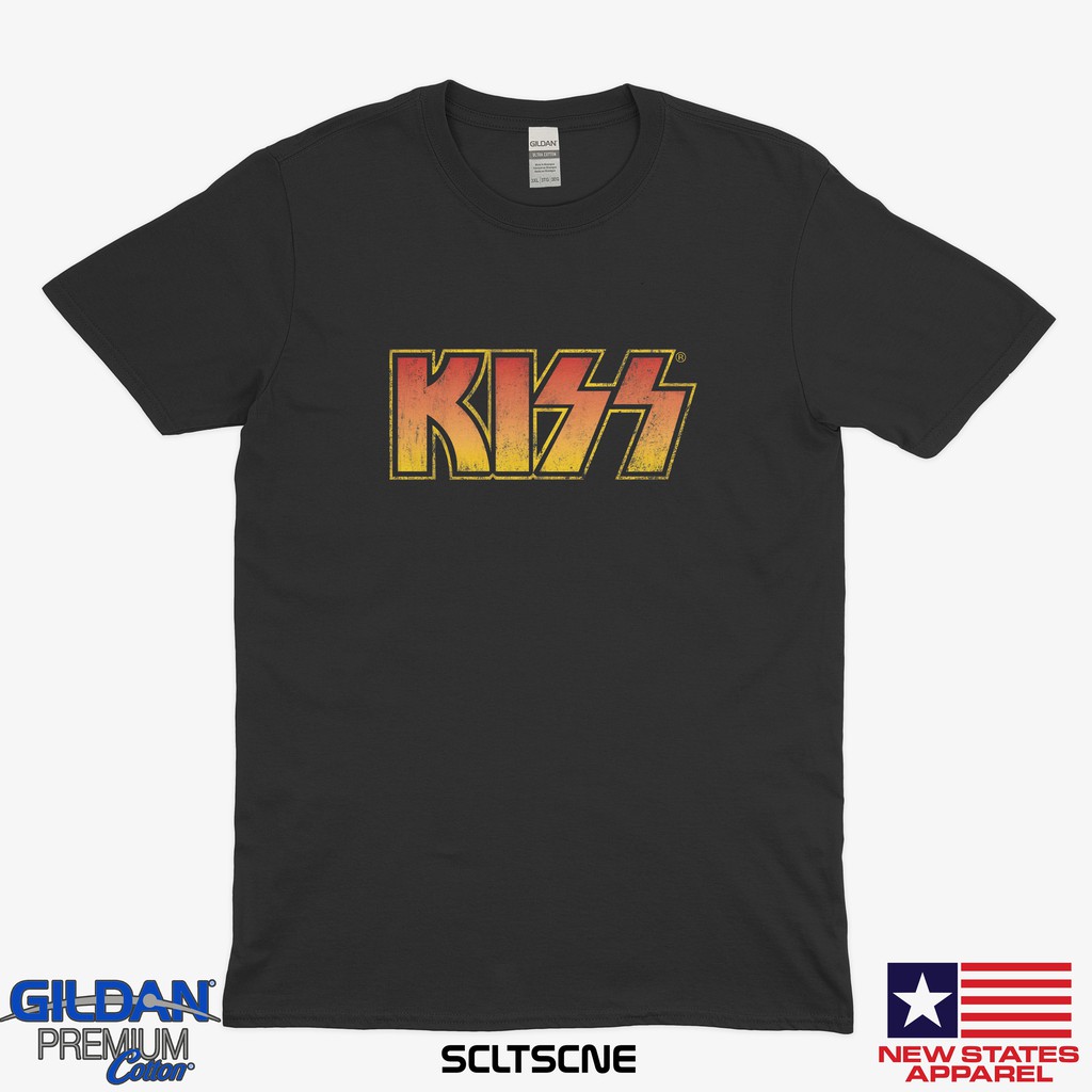 Kaos Band Kiss / Baju Band Kiss / Kas Band Vintage / kiss