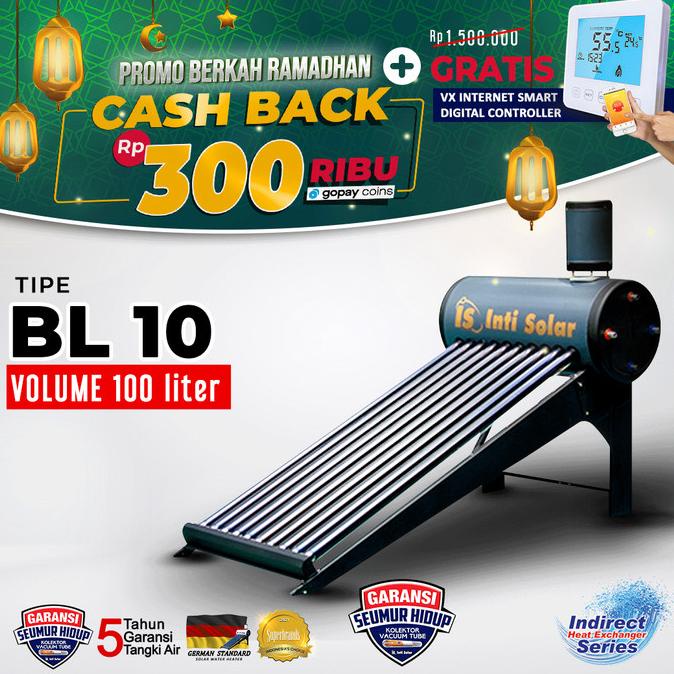 Pemanas Air Matahari IntiSolar 100 liter INTI SOLAR WATER HEATER BL10