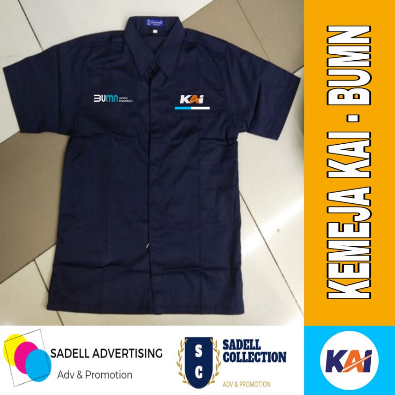 Jual Kemeja KAI Kereta Api Indonesia BUMN Seragam KAI Kereta Api