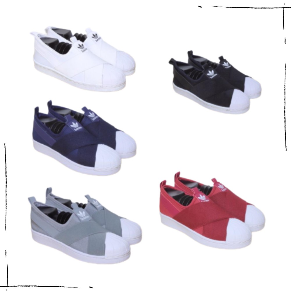 SEPATU ADIDAS SLIPON WANITA / SLIP ON