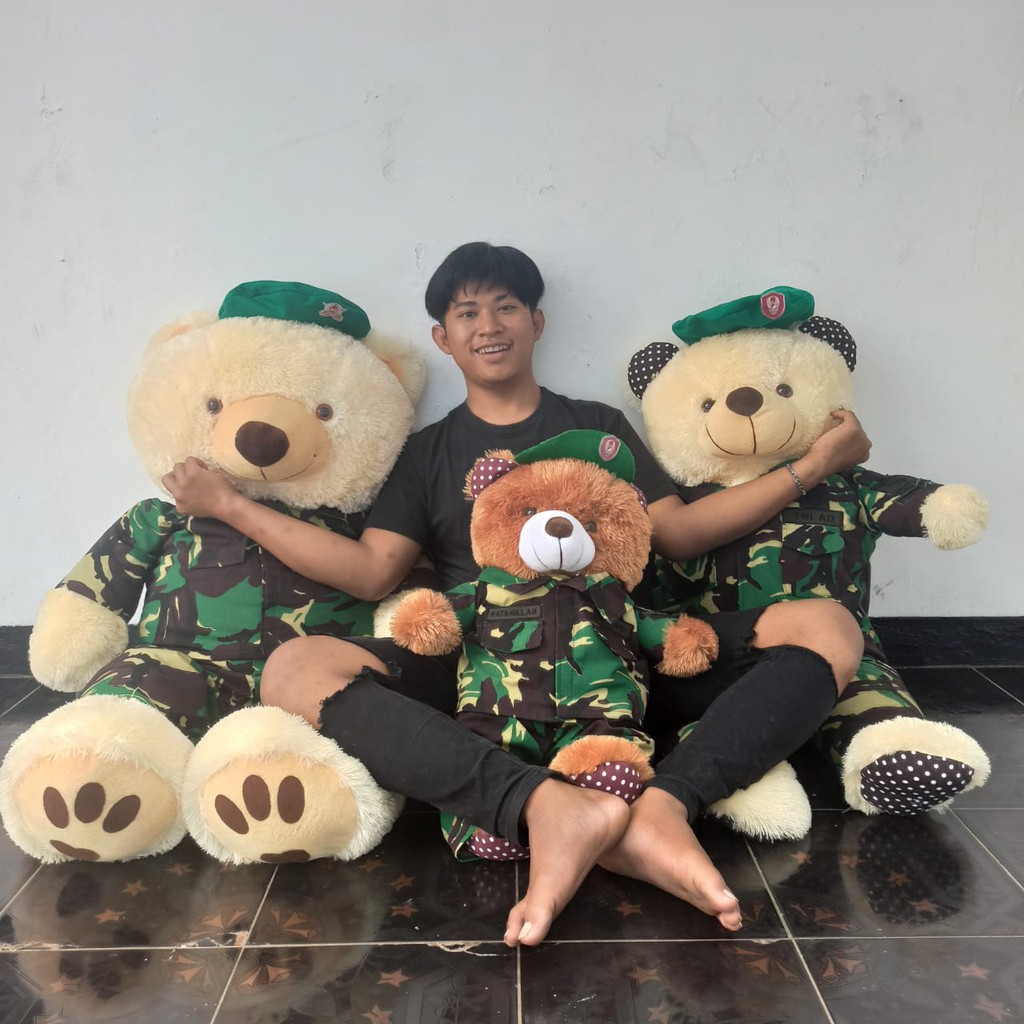 BONEKA PROFESI | BONEKA TNI | BONEKA DOKTER | POLISI | PELAYARAN | GURU | TEDDY BEAR ukuran 1,2 M