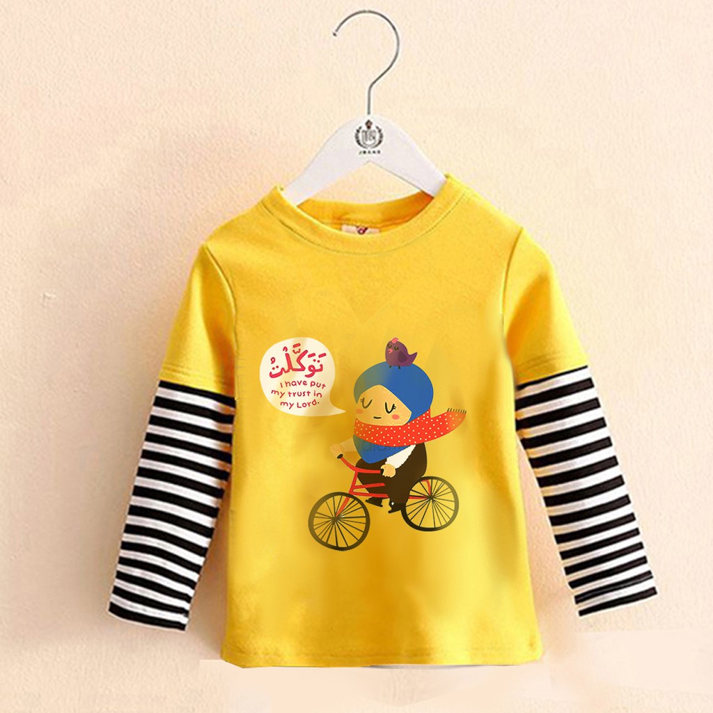 kaos anak muslimah
