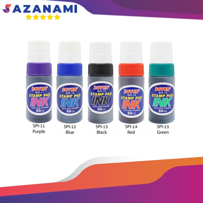 

MENYURAT-SURAT- JOYKO STAMP PAD INK TINTA BAK STEMPEL - BIRU -SURAT-MENYURAT.