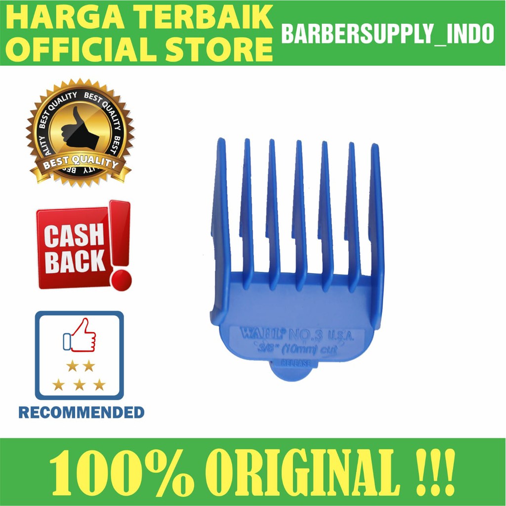 Sepatu Clipper Wahl Ukuran 3 Wahl Guard Attachment Comb ORIGINAL