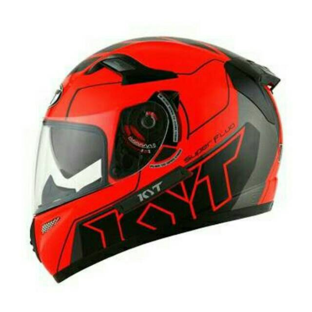 Fullface HELM KYT K2 RIDER SUPER FLUO full face series