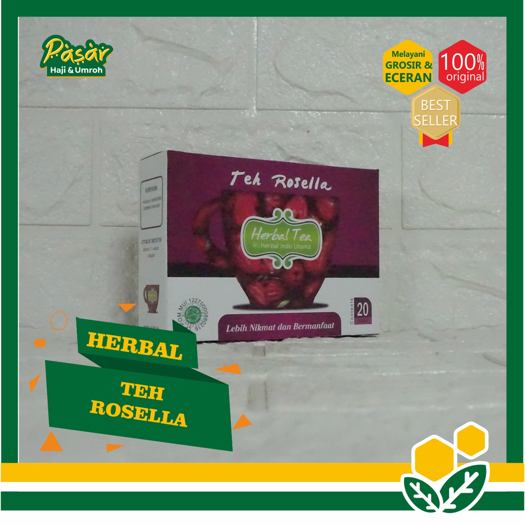 

Teh Herbal Bunga Rosella Hiu Teh Diabetes