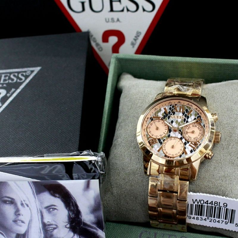 Guess Original W0448L9 Jam Tangan Wanita Free Box Ori Paper Bag