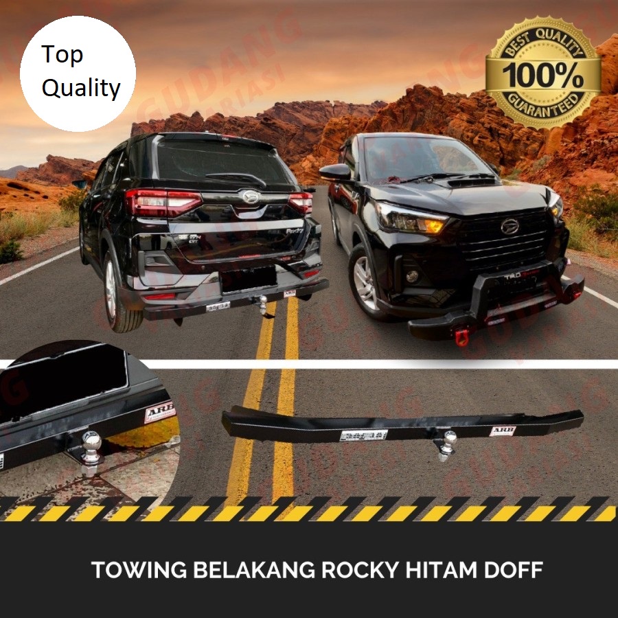 Paket Tanduk Depan dan Towing Belakang Rocky 2021