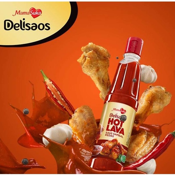 

SAUS SAMBEL KOREA DELISAOS MAMASUKA HOT LAVA 130ML PEDAS HALAL BARU