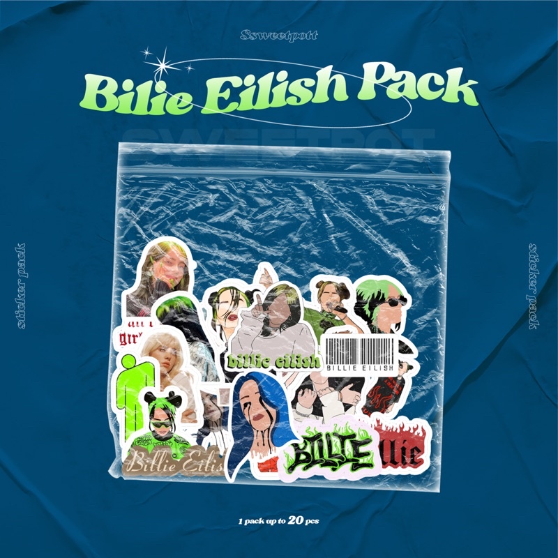 

(BISA COD) STICKER PACK [BILLIE EILISH EDITION] / STICKER AESTHETIC / STICKER PEAKY BLINDERS / STICKER THOMAS SHELBY / STICKER MONEY HEIST / STICKER RANDOM ISI 5 / STICKER METAL / STICKER POP / STICKER INDIE / STICKER BAND / STICKER NETFLIX