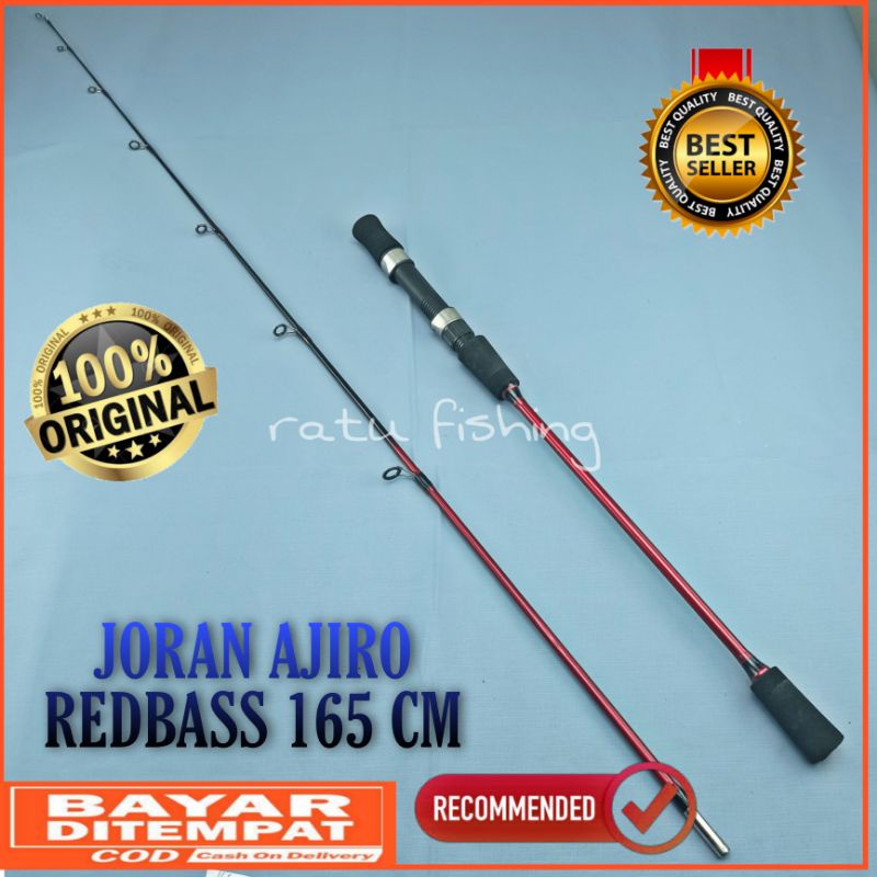 joran jigging ajiro redbass 165 cm grosir