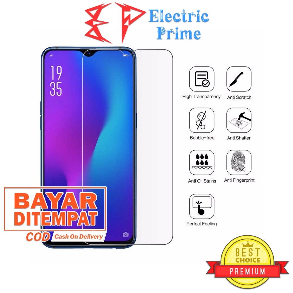 Tempered Glass Oppo F9 Anti Gores 9H Screen Protector Pelindung Layar