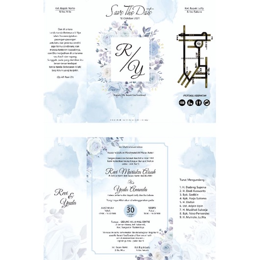 Undangan Pernikahan Murah Ekonomis Undangan Medan Sumatera Undangan Nikah simpel Sumatra