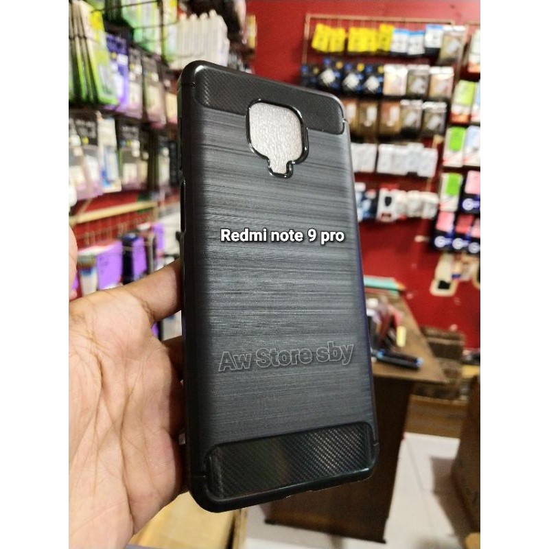 Case Redmi note 9 pro autofocus fibercarbon