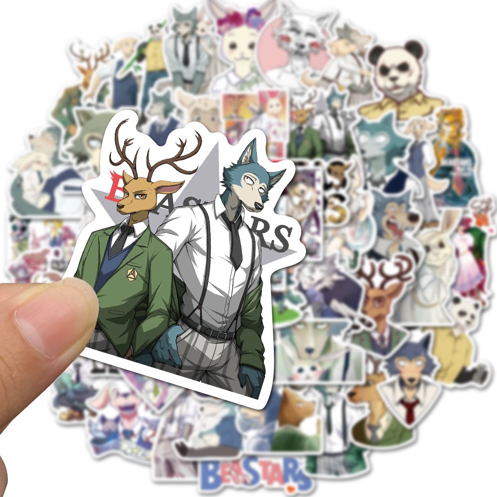 BEA001 – Sticker / Stiker Anime Jepang Beastars Studio Ghibli