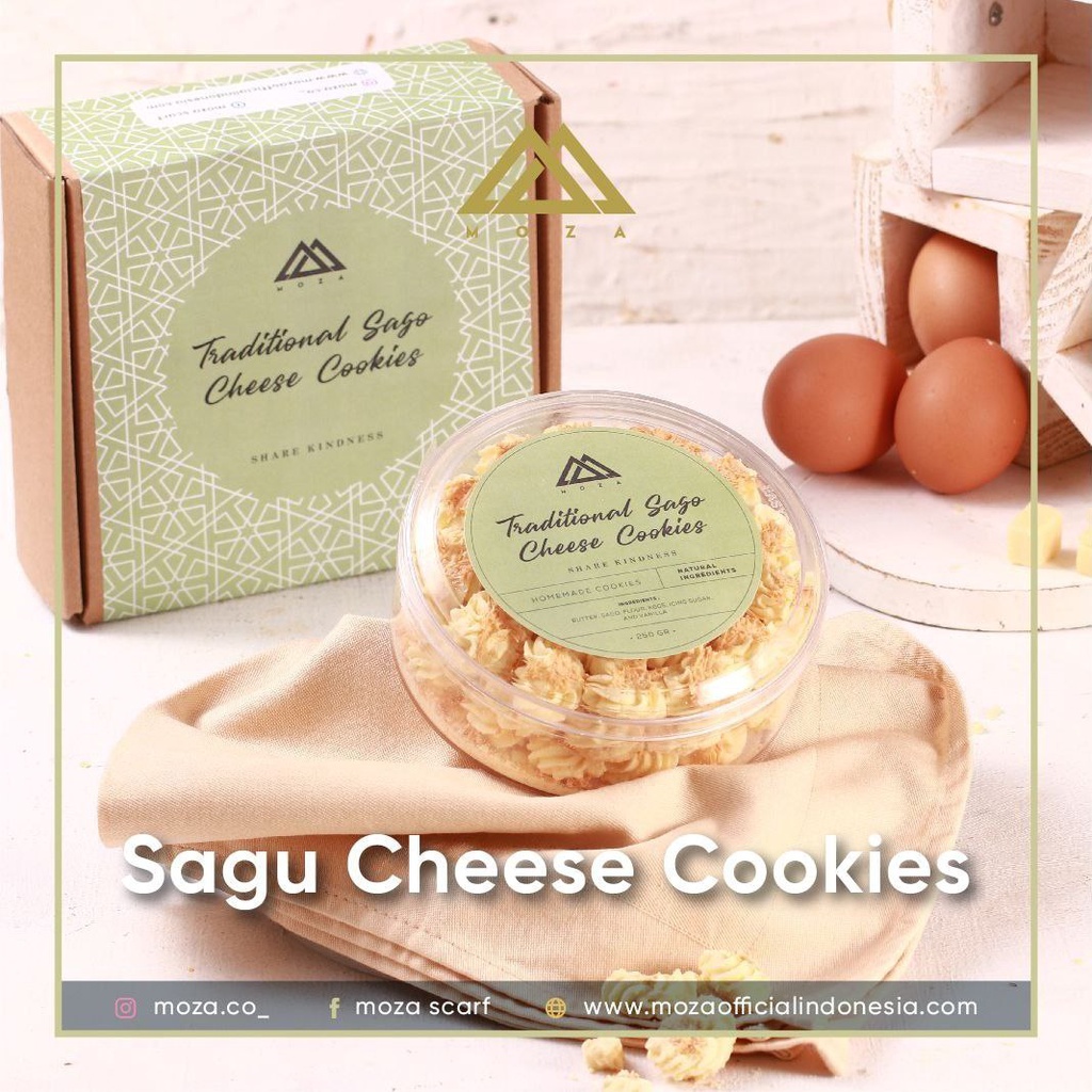 

Hampers Cookies MOZA - Traditional Sago Cheese Cookies