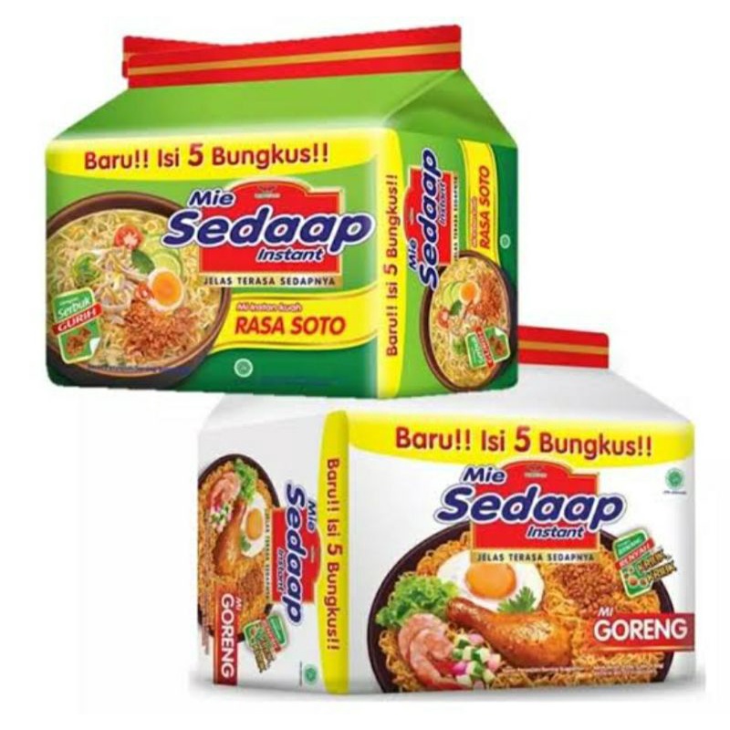 

Mie Sedaap isi 5 All Variant