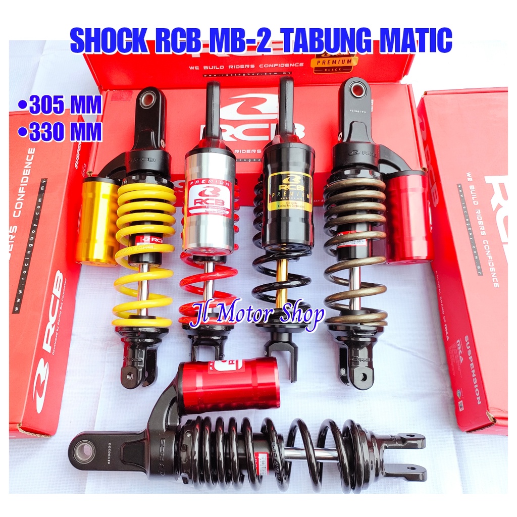 SHOCKBREAKER SHOCK TABUNG RCB MB2 MB2+ MB 2 PLUS BEAT SCOOPY MIO M3 FINO GENIO VARIO 110 VARIO 125 150 XEON MIO J FREEGO NEXT SPIN FAZZIO MB2 305 330 MM