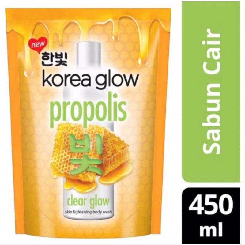 Korea Glow Body Wash refill 450ml / Botol 250mL