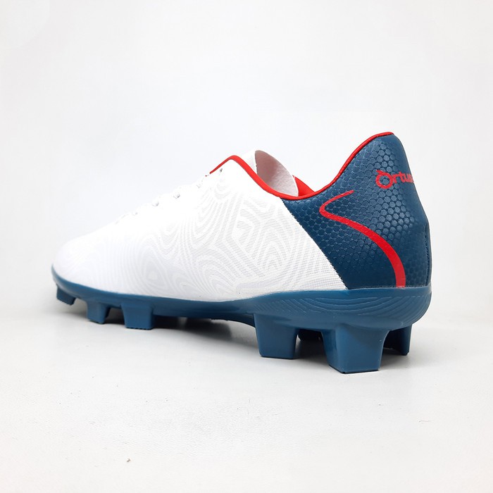 SEPATU BOLA ORTUSEIGHT TEMPEST FG - White Light Navy (100% ORIGINAL)