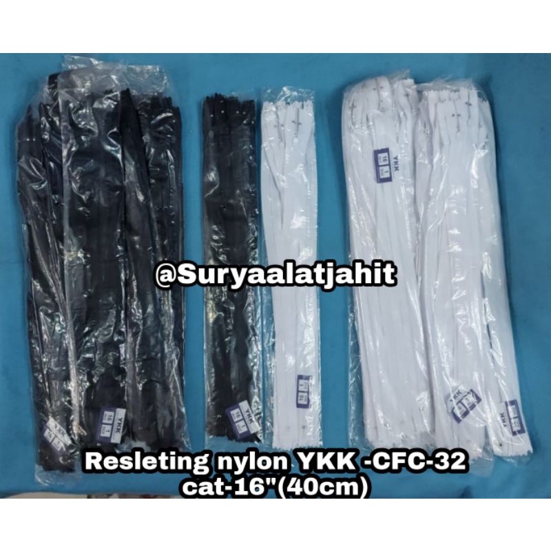 Resleting YKK Cat 16in/40cm FRC32 @1lusin =rp.21.550/12pcs