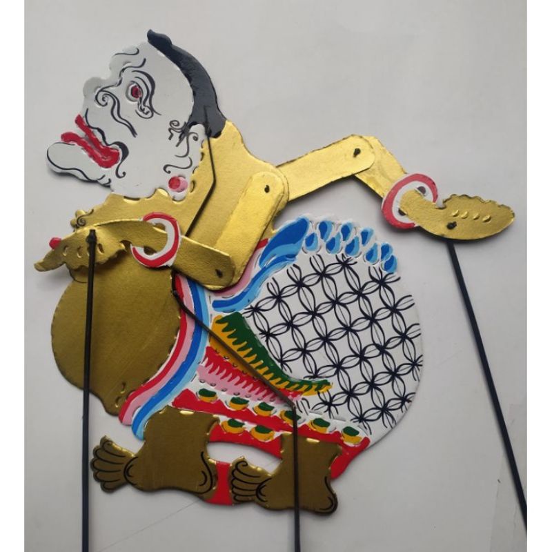 WAYANG SEMAR WAYANG KULIT KERTAS MAINAN ANAK HIASAN DINDING