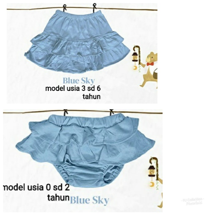 Libby Lilo skirt 1 pcs umur 0 sd 6 tahun