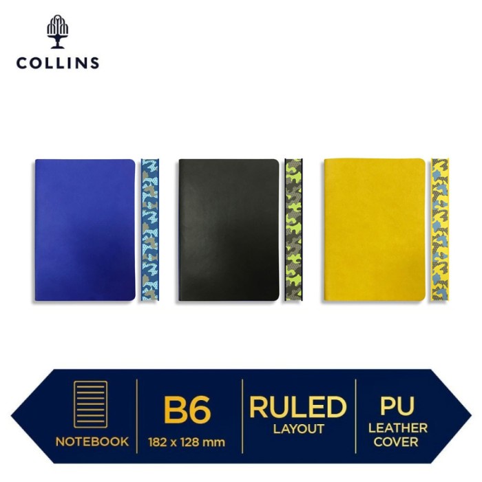 

Collins Notebook Edge Camo B6 Ruled Buku Agenda Jurnal Planner Journal