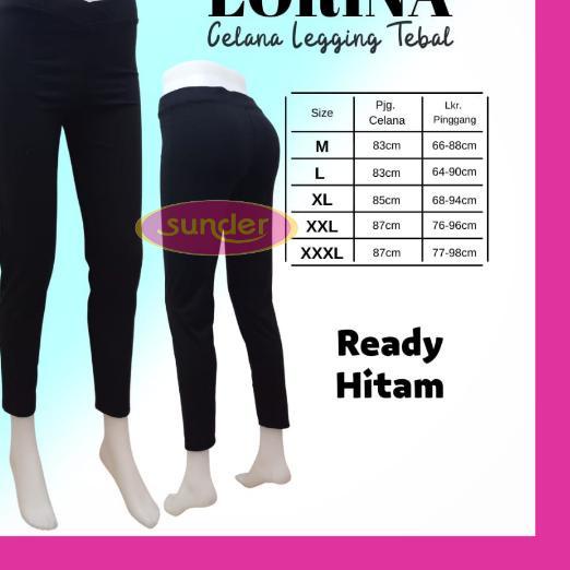 limited STOCKLegging Lorina Jumbo XXL XXXL Legging Panjang Lorina Murah, Legging Jumbo Tebal, Leggin