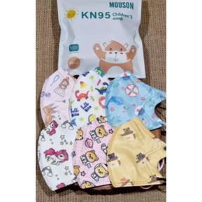 Masker Anak Kn95 Mouson Isi 10 Pcs Murah