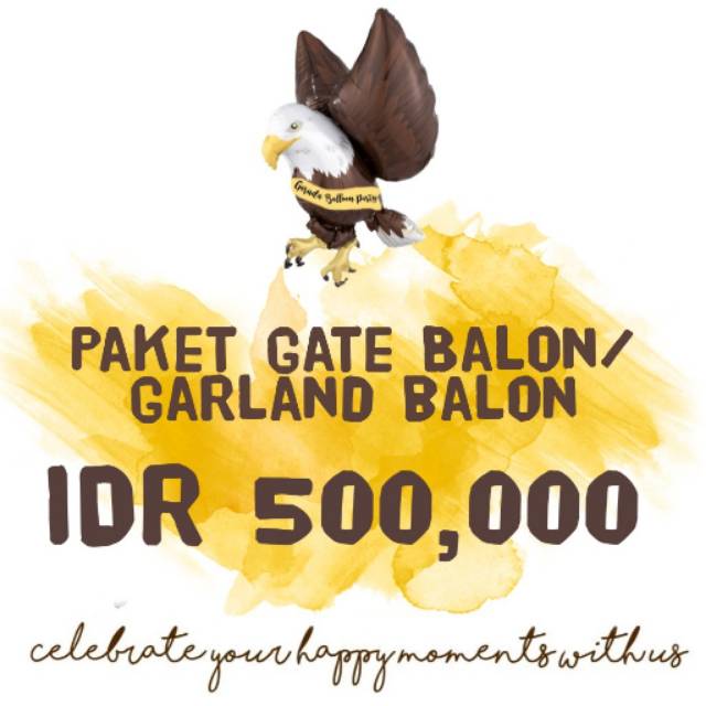 Dekorasi gate balon atau garland balon