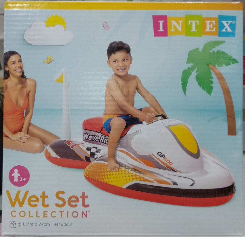Inflatablestoys - Intex Ride on Jetski Wave Rider 57520 / Pelampung Anak Bentuk Jetski / Ride on jet