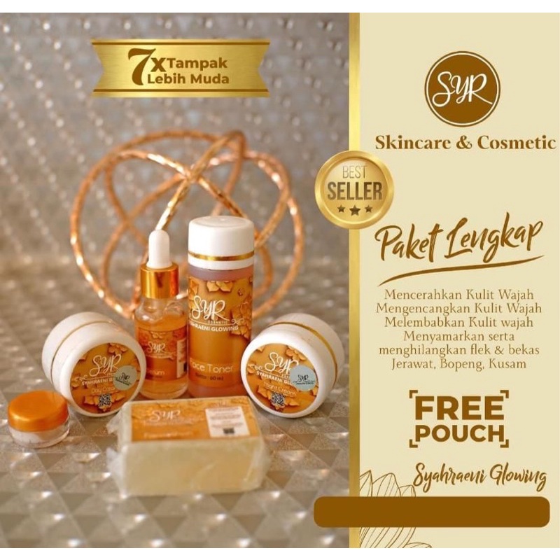 ORI 100% CREAM SYR GLOWING PAKET LENGKAP