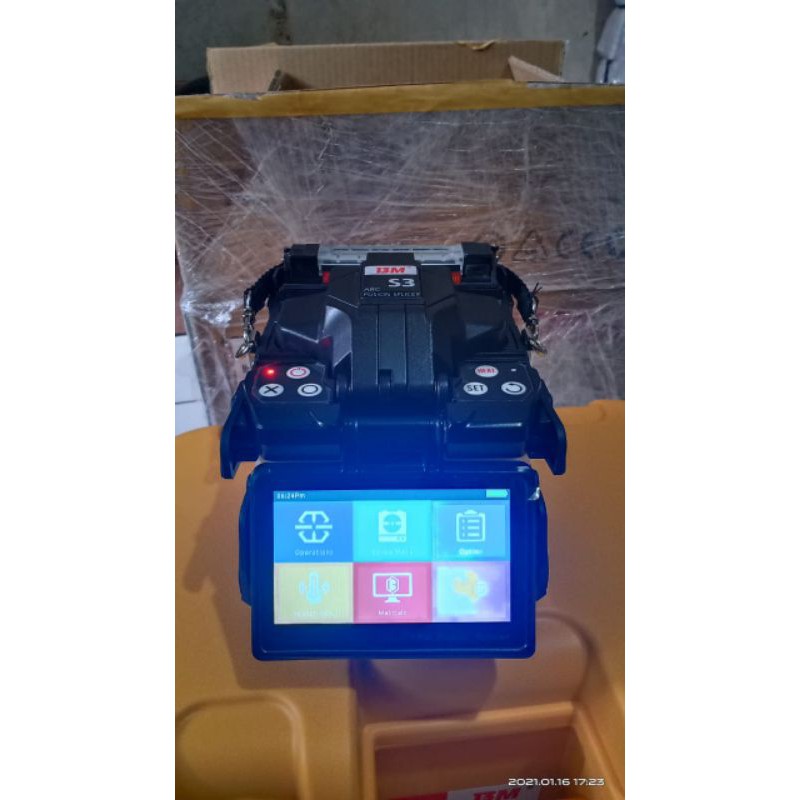 fusion splicer tumtec 13mmt s3/alat sambung fiber optic