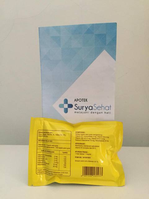 Samco VITAMIN B COMPLEX ZAK isi 100 tablet - Vitamin B Komplek - Betominplex