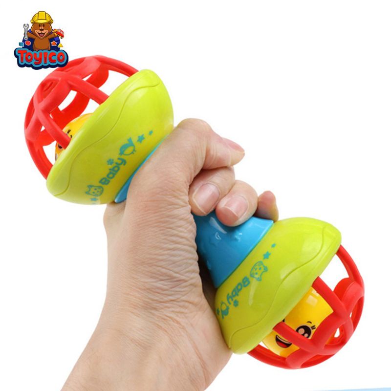 [Rumahbayipdg] Mainan bayi edukasi baby teether, kerincing rattle stik gigitan bayi BPA