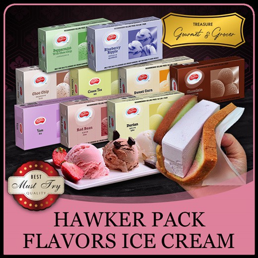 READY Hawker Magnolia Ice Cream Potong Singapore Es potong buat 8 slice es MINGO ice