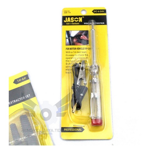 Obeng Tespen Aki Auto Voltage Tester DC / Obeng Tespen Auto JASON 348-115