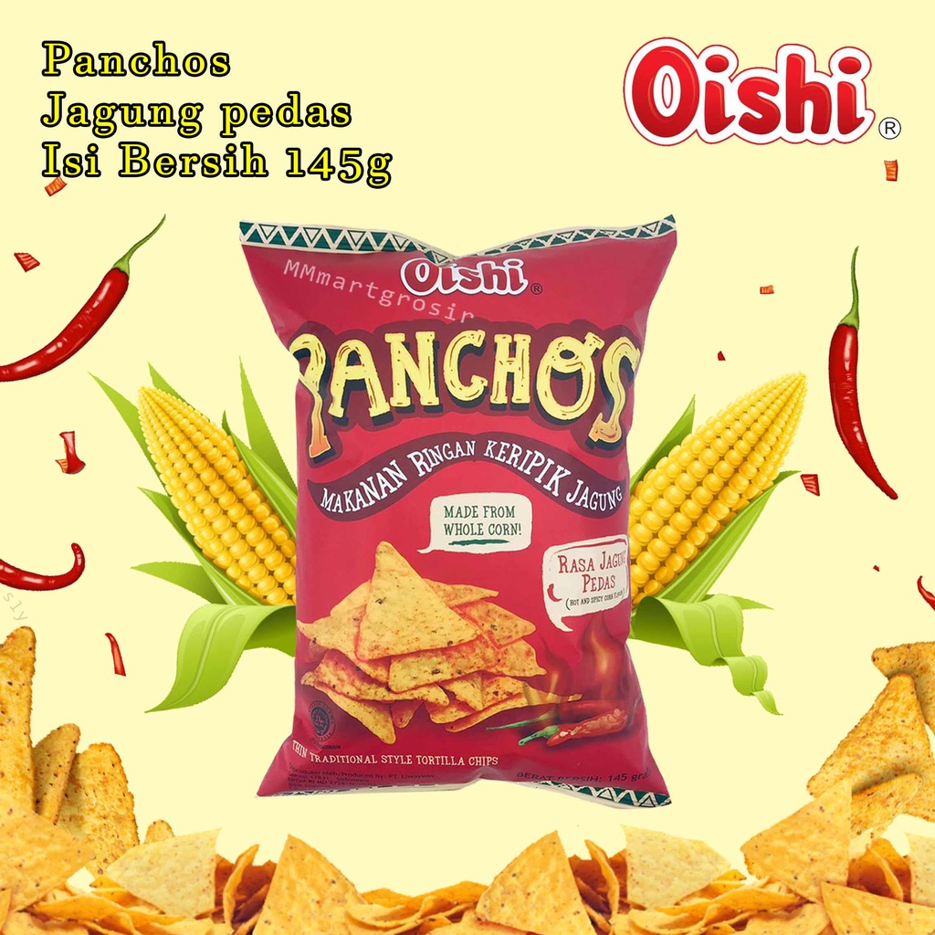 Oishi / Panchos / Jagung pedas / 145g