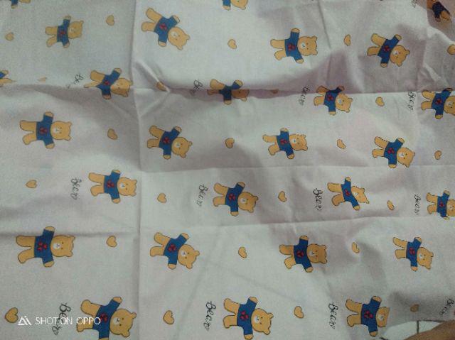 Lovely Bear - Kain Sprei Katun Lokal Meteran Star Bintang Kecil