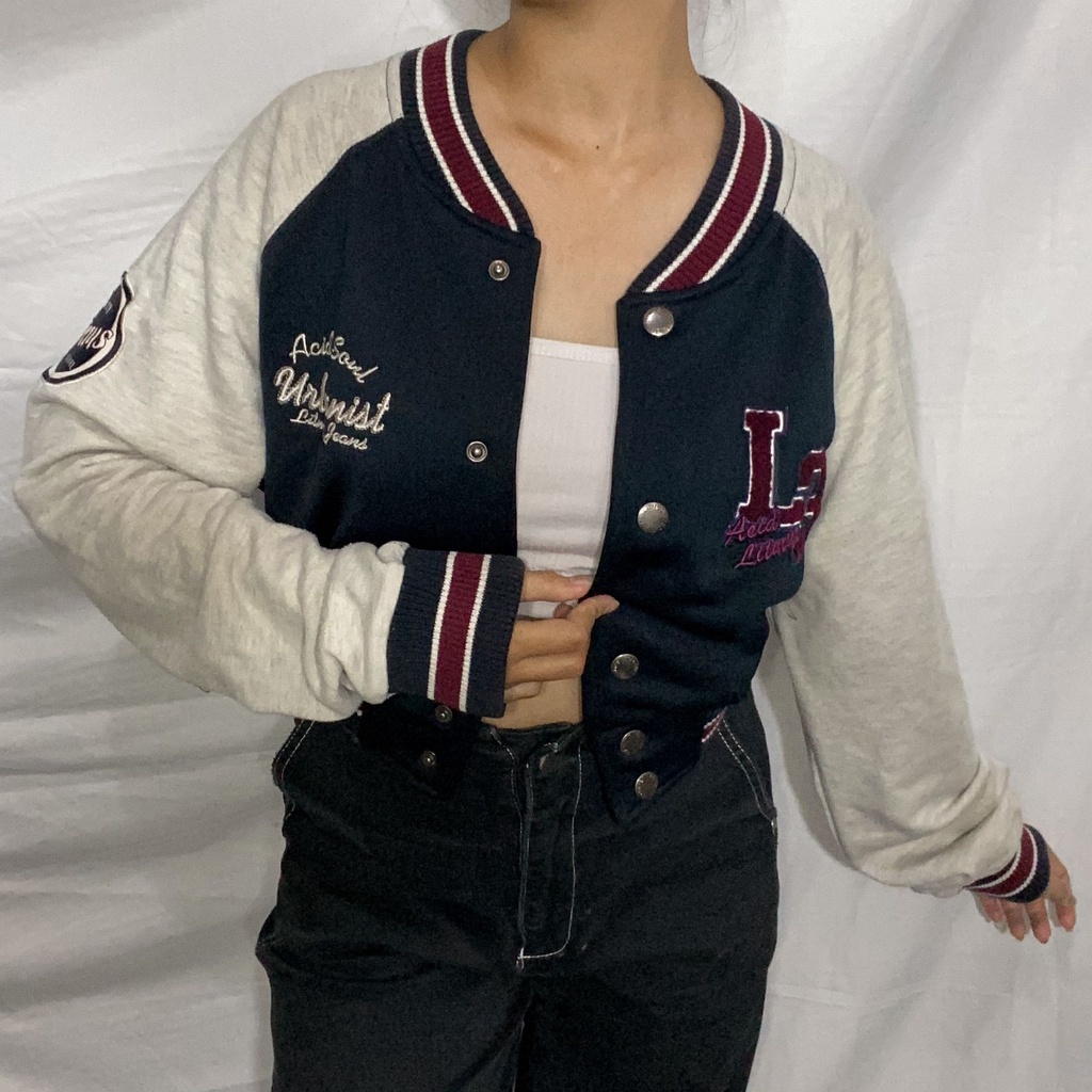 Varsity Crop Litmus Big Logo